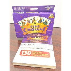 PlayMonster Five Crowns Card Game Sealed Decks and 130 Score Sheets 4001